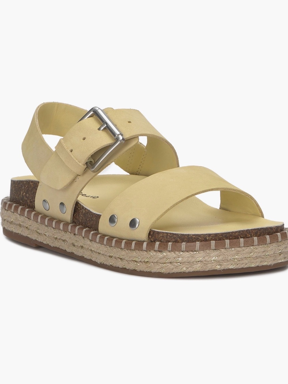 Women’s Yellow Buckle Espadrille Sandal